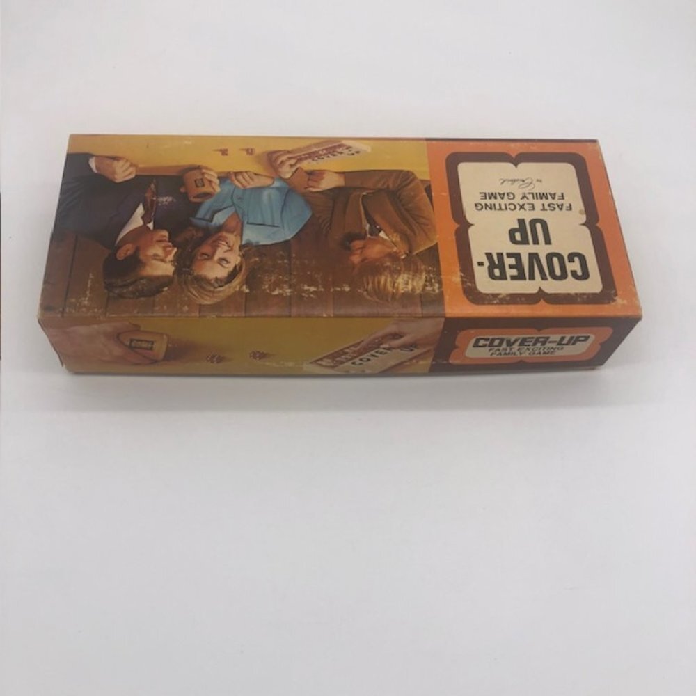 Vintage 1969 Crisloid  Plastics Cover-Up Fast Exciting Family Game - Picture 7 of 8